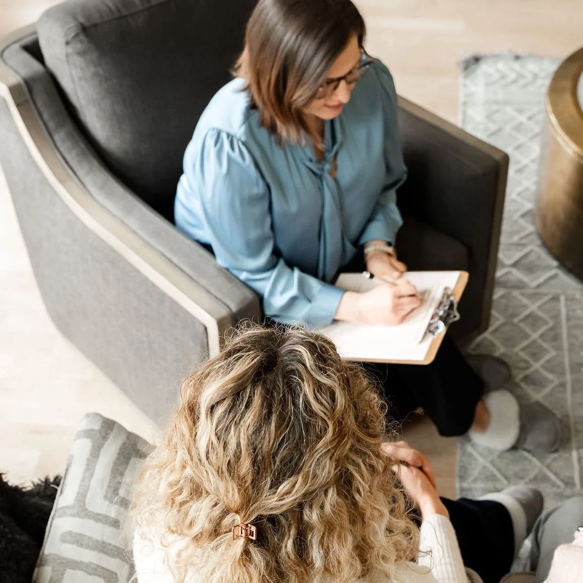 Home care nurse coordinating client care in Calgary