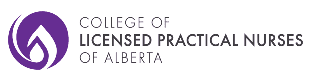 College of licensed practical nurses of Alberta logo
