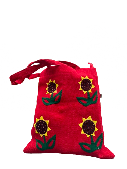 Sunflower jute bag