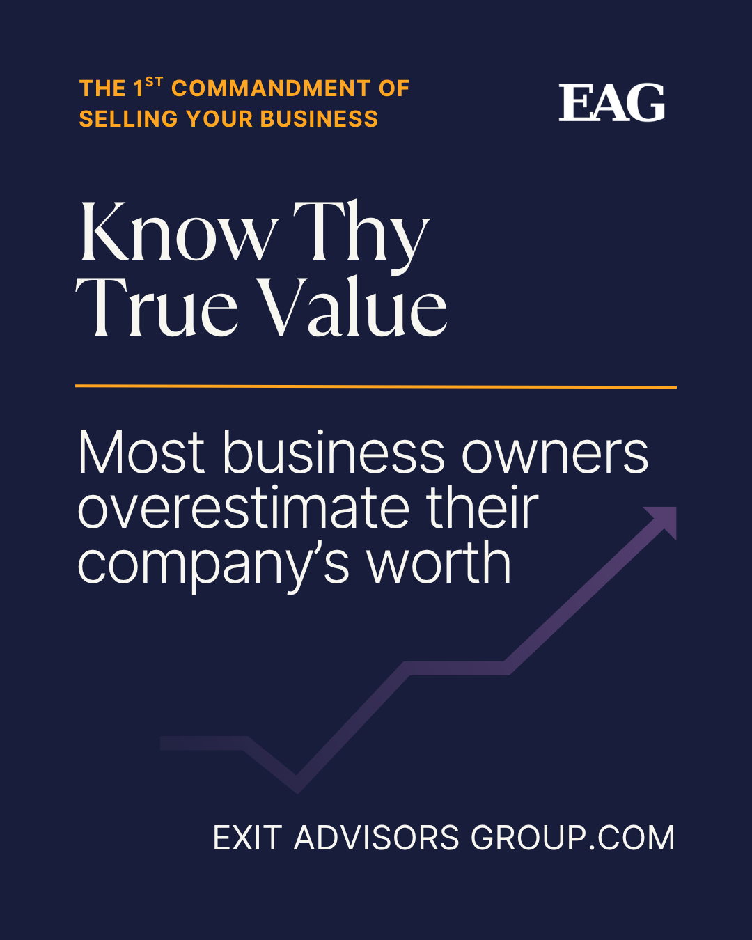 Commandment 1 - Know Thy True Value