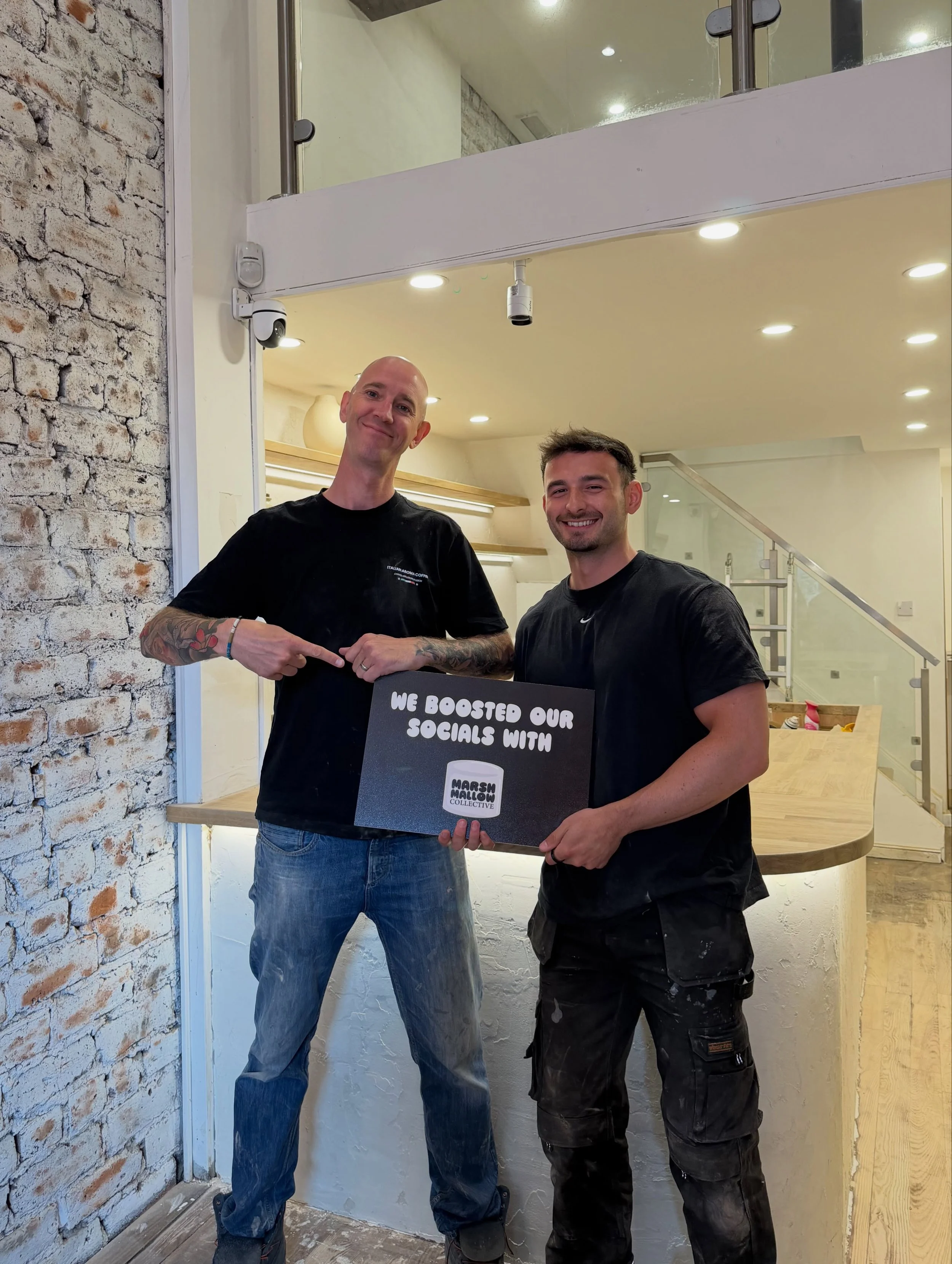Another business boosting their socials with Marshmallow Collective 🍭

We&rsquo;ve had the pleasure of capturing @soa_westend renovation journey from the very beginning, and it&rsquo;s been amazing watching the transformation come to life ✨ It&rsquo