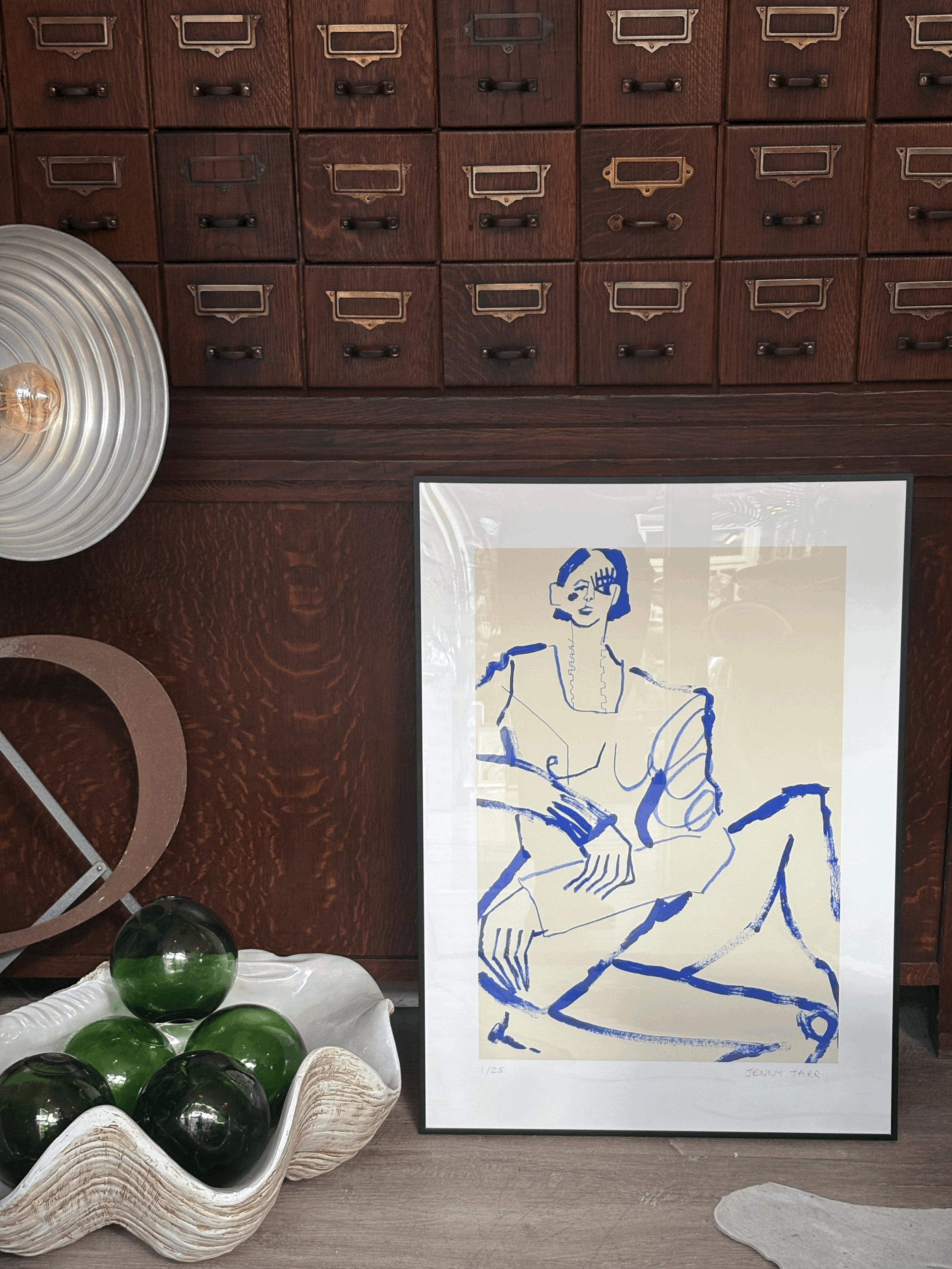 At Ease in Blue