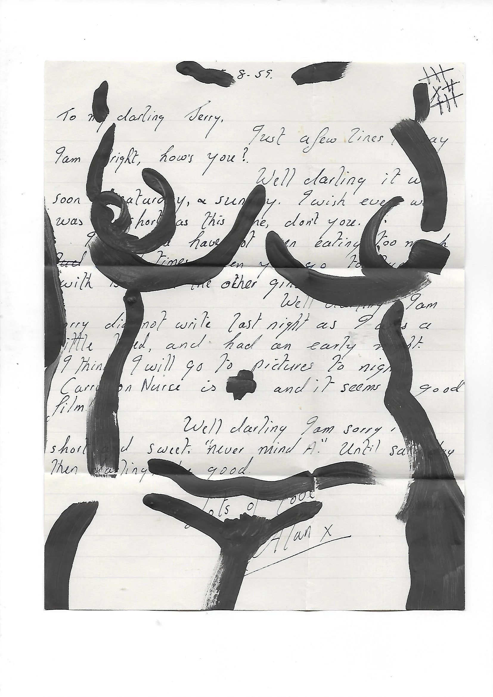 Darling Jerry - Letter 20 - Original Art