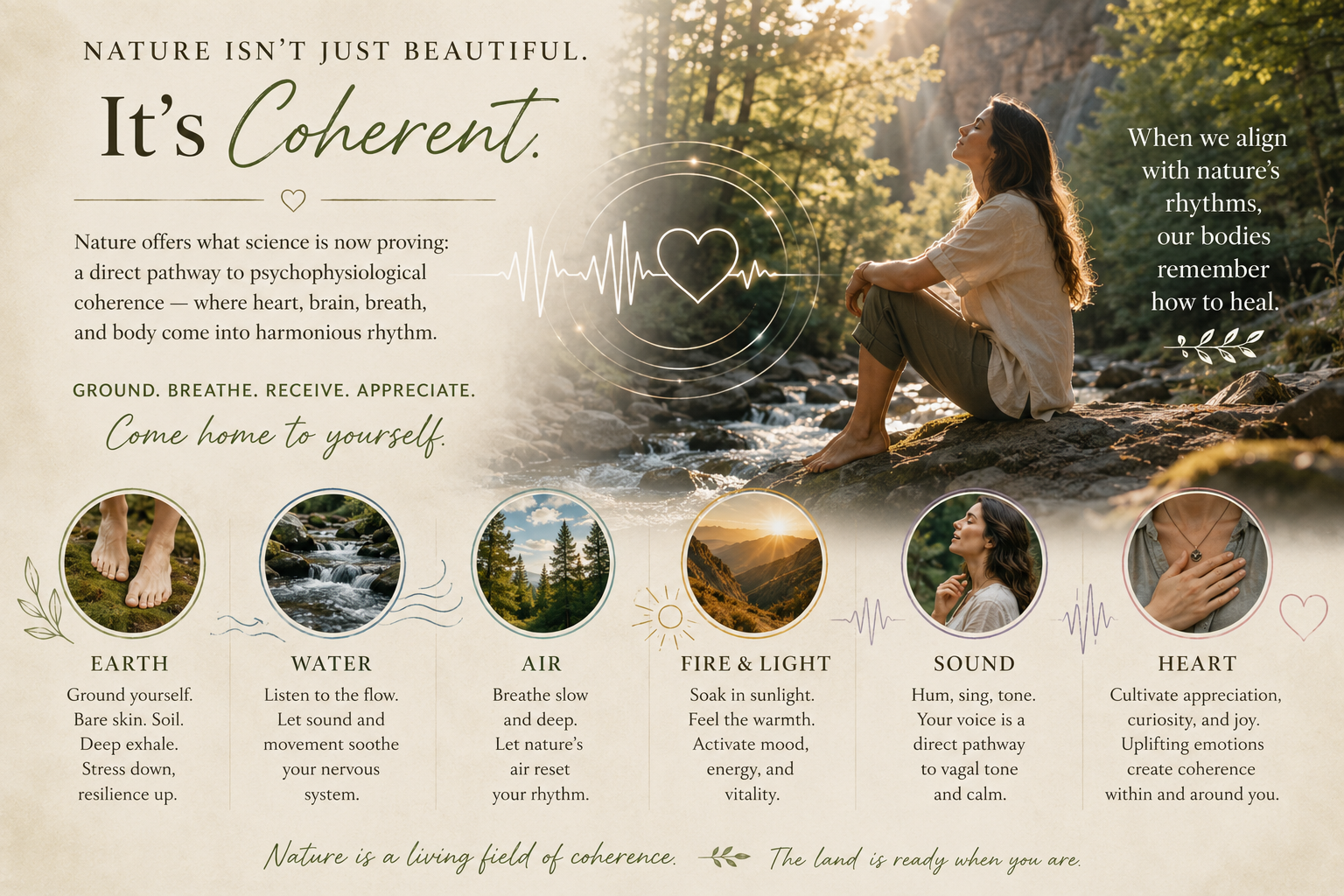Coherence in Nature: How the Elements Awaken Your Heart