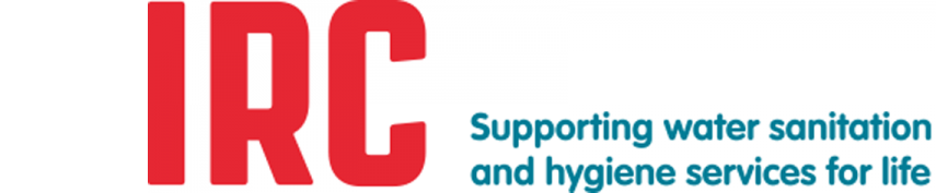 IRC logo with the tagline "Supporting water sanitation and hygiene services for life."