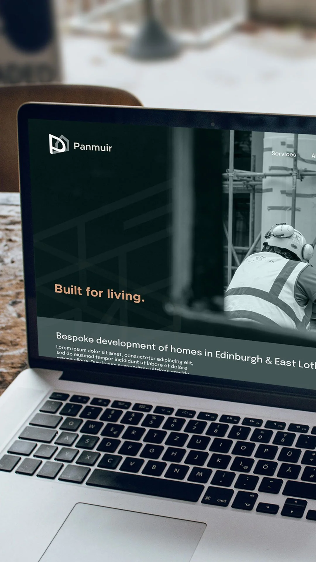 brand identity and website design for property developers in the UK