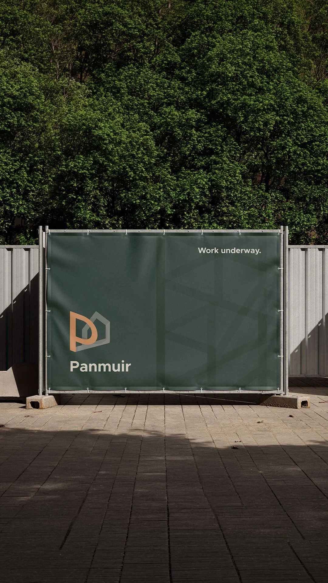 heras fencing banner design for property developers in east lothian