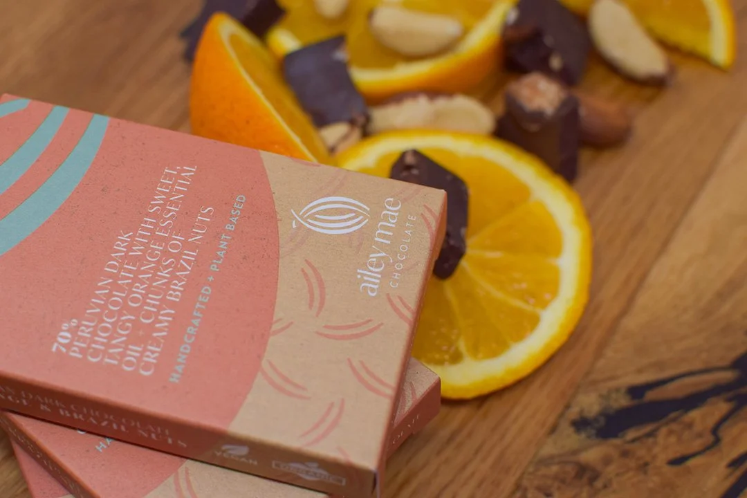 product lifestyle photography for handcrafted small batch chocolate maker in the UK