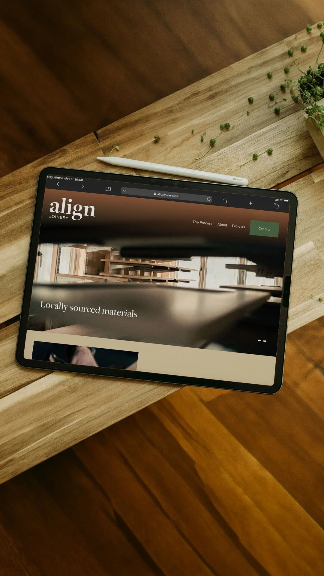 responsive website for joinery cabinet maker near Edinburgh