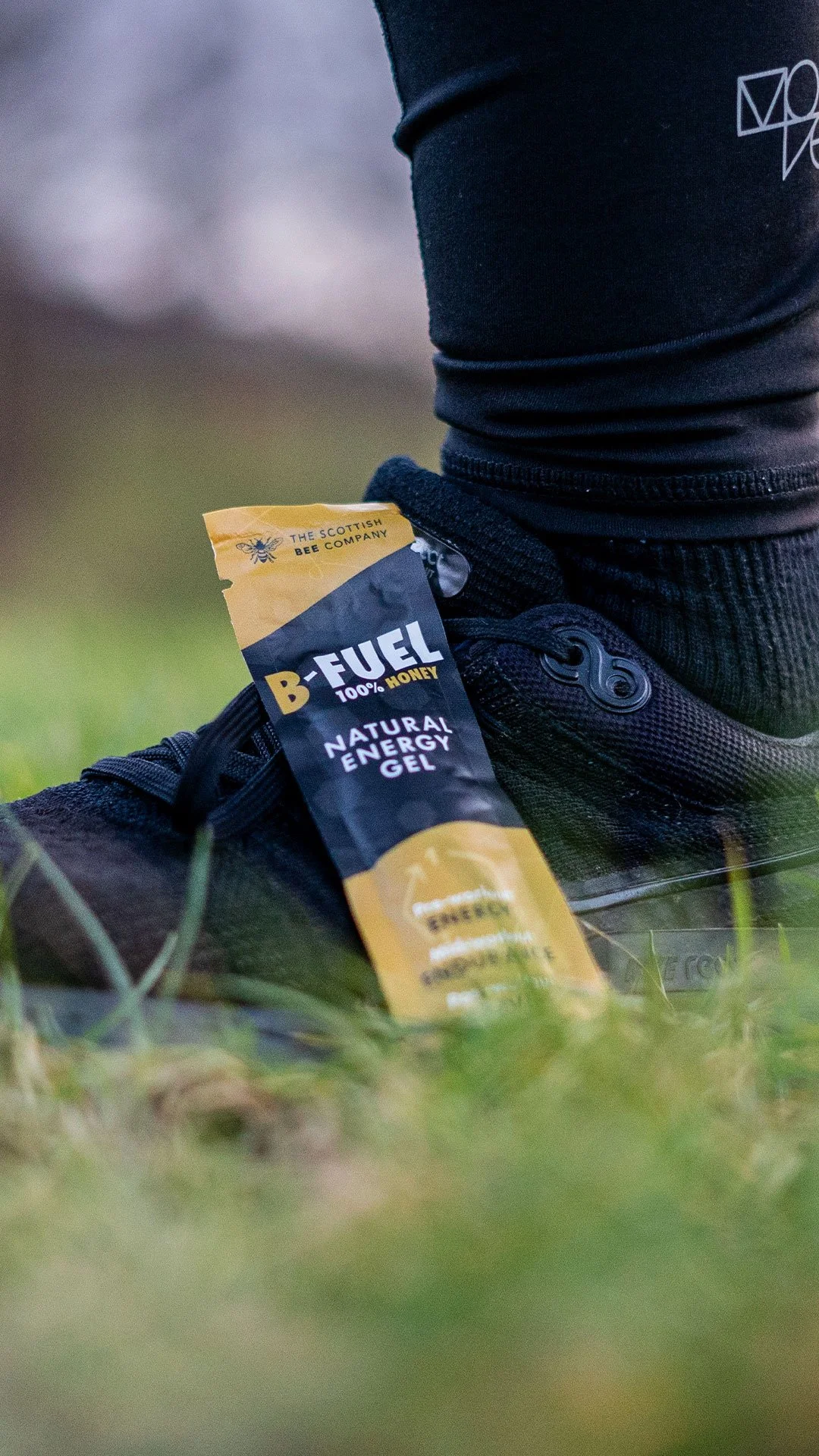 sports gel sachet branding and design for energy company in the UK