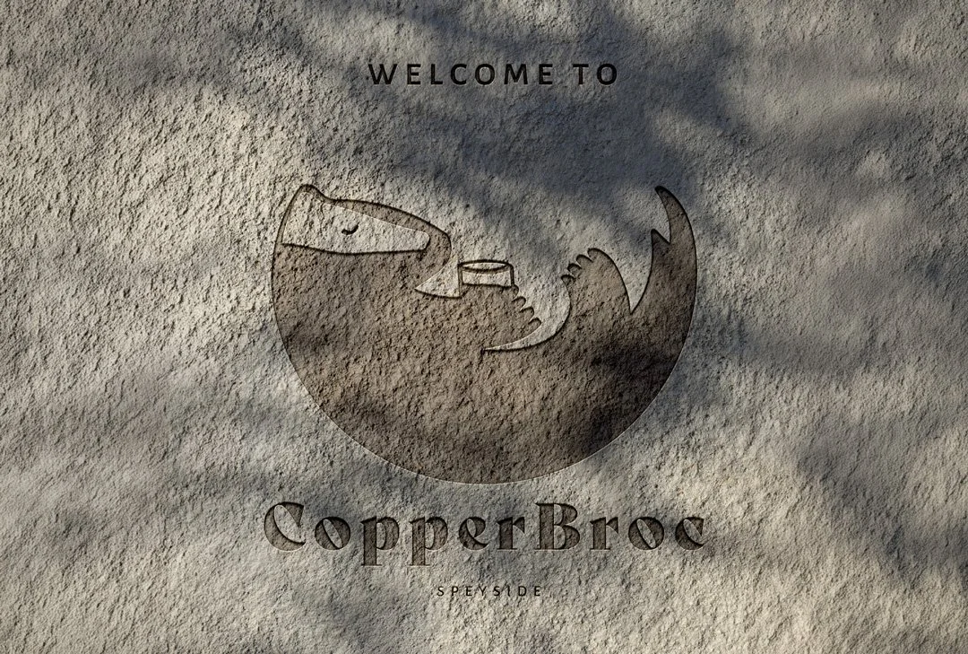 signage for holiday accommodation copper broc in speyside scotland