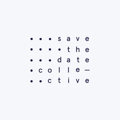 save the date collective logo