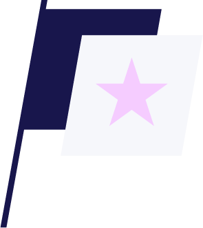 studio creates flag star graphic