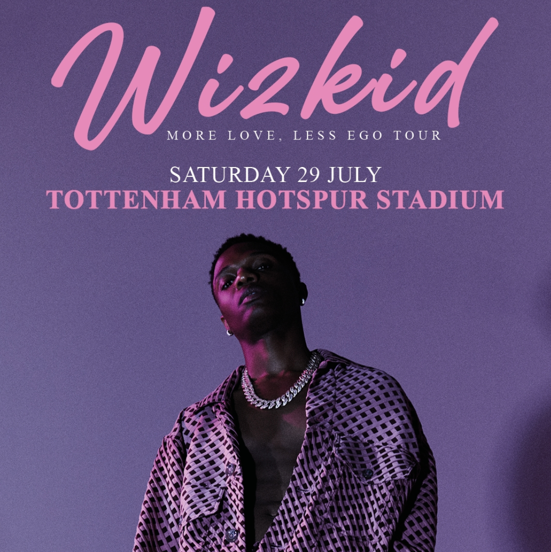 wizkid more love less ego tour uk (2023)