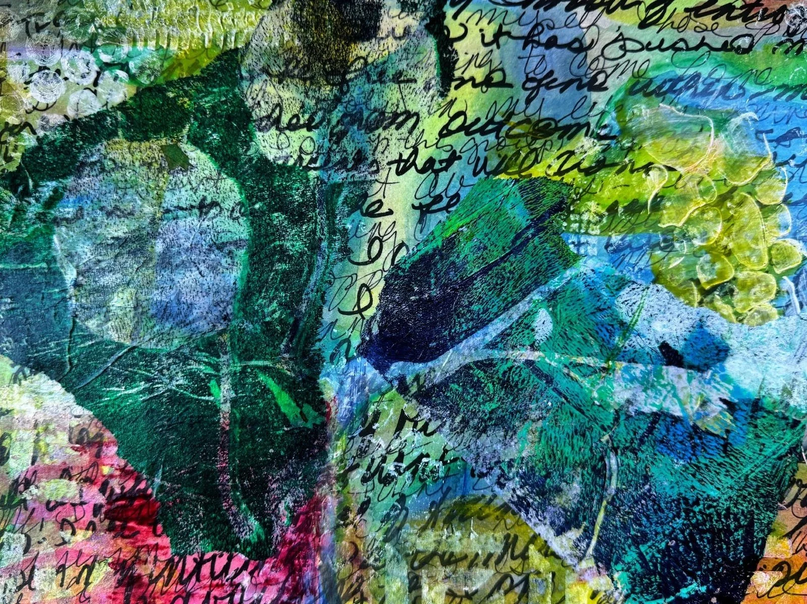 "Thought Forms" | Mixed media Collage on paper | 8x10 | 2025