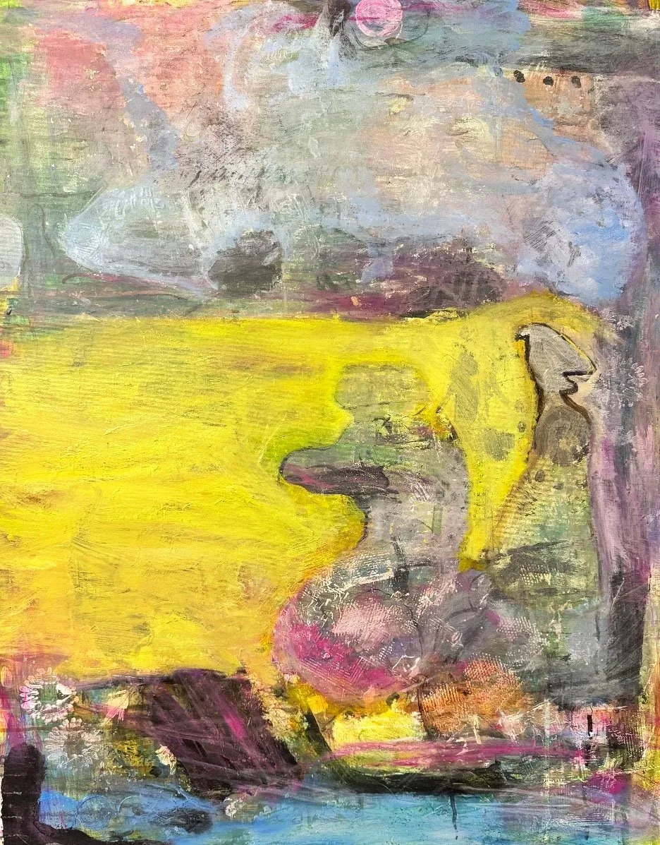 "Watch and Wait" | Acrylic on canvas | 24"x36" | 2026