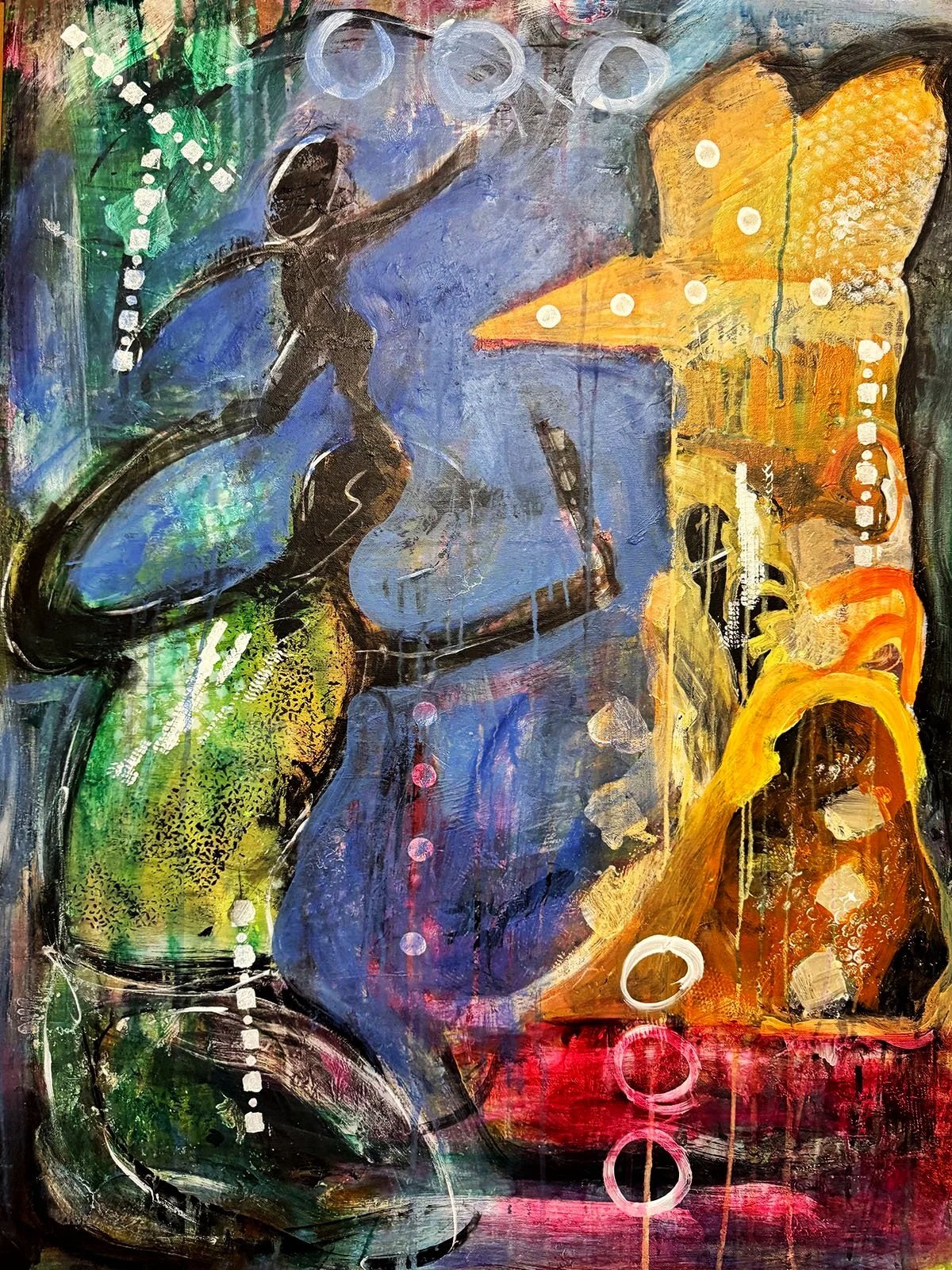 "Us Too" | Acrylic on canvas | 36"x24" | 2026