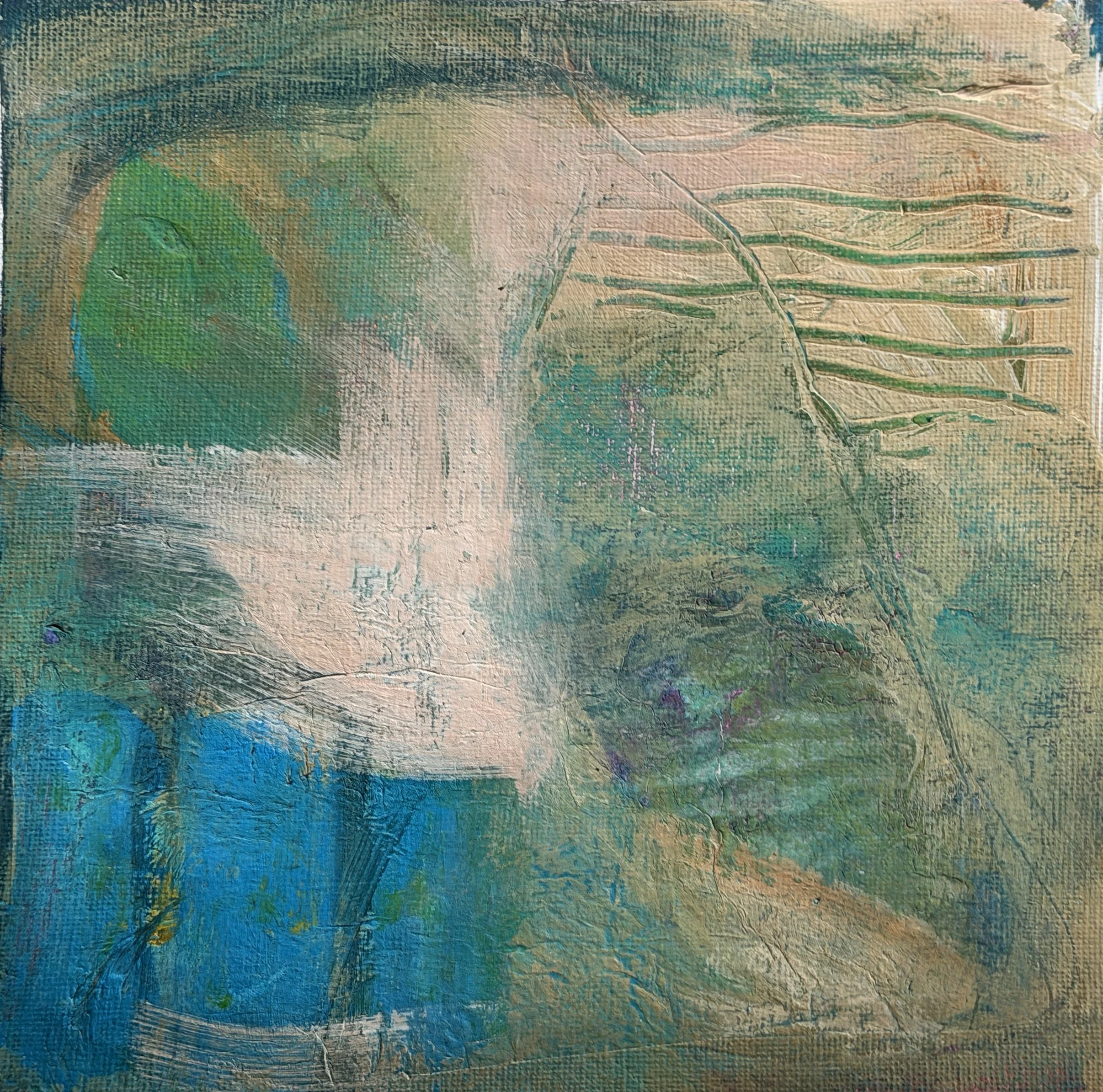"Morning Mist" | Mixed media | 8"x8" | 2026
