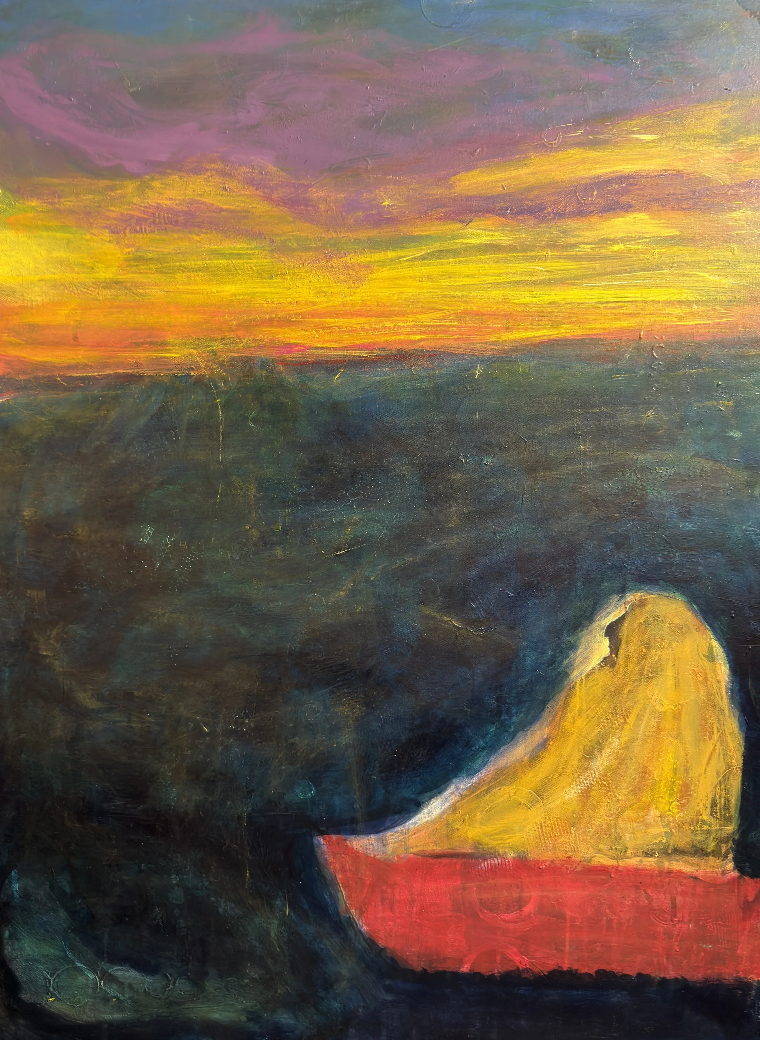"A New Dawn" | Acrylic on canvas | 36"x24" | 2026