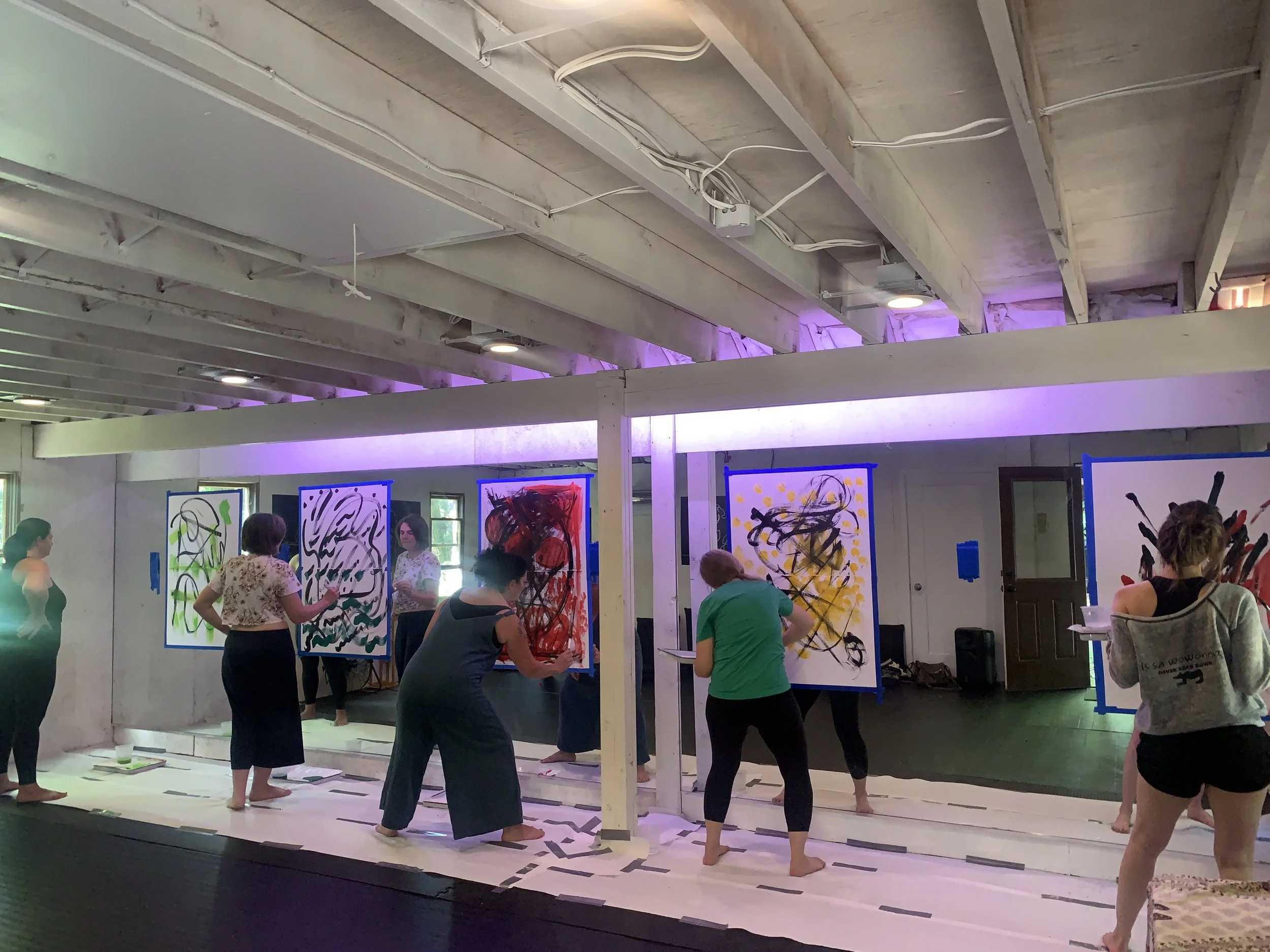 Intuitive Movement with Paint Workshop, 2023