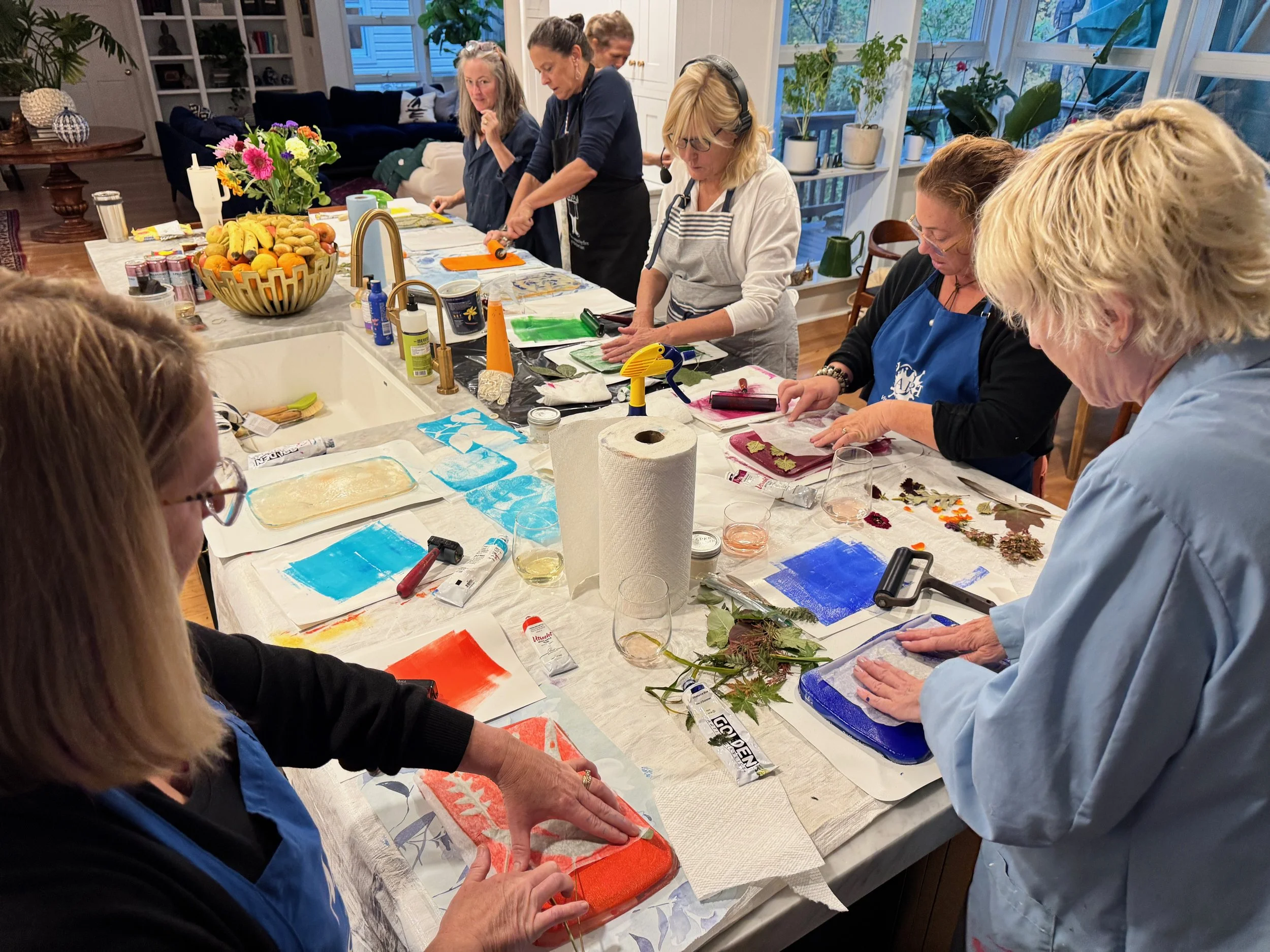 Gelli Printing Workshop, 2025