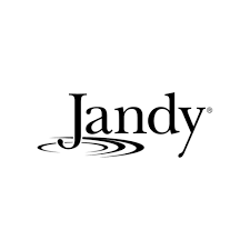 Jandy logo in black text with a stylized swirl underneath