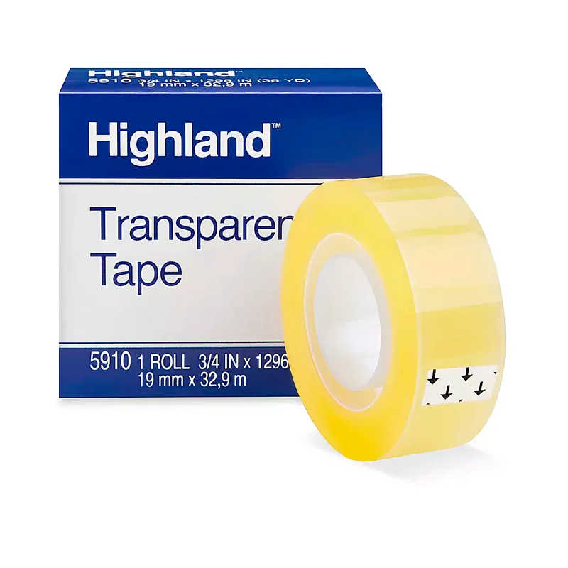 Tape 3/4 x 36 Transparente Highland 3M