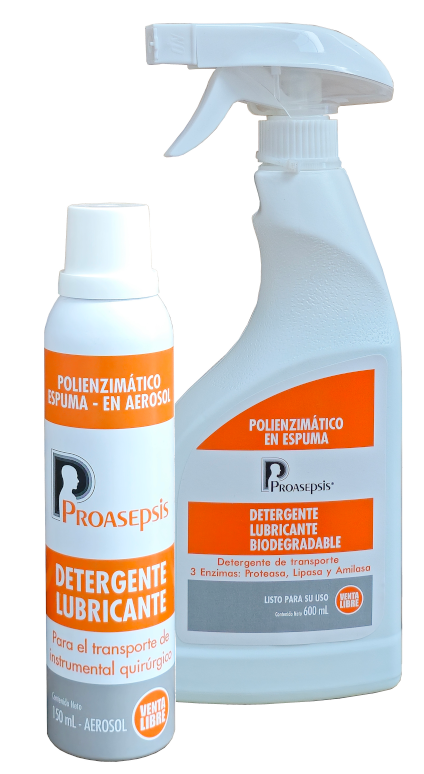 Detergente Lubricante Polienzimático en Espuma, Detergente en Transporte