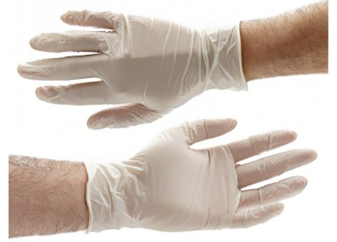 Guantes de Examinación de Latex con Polvo