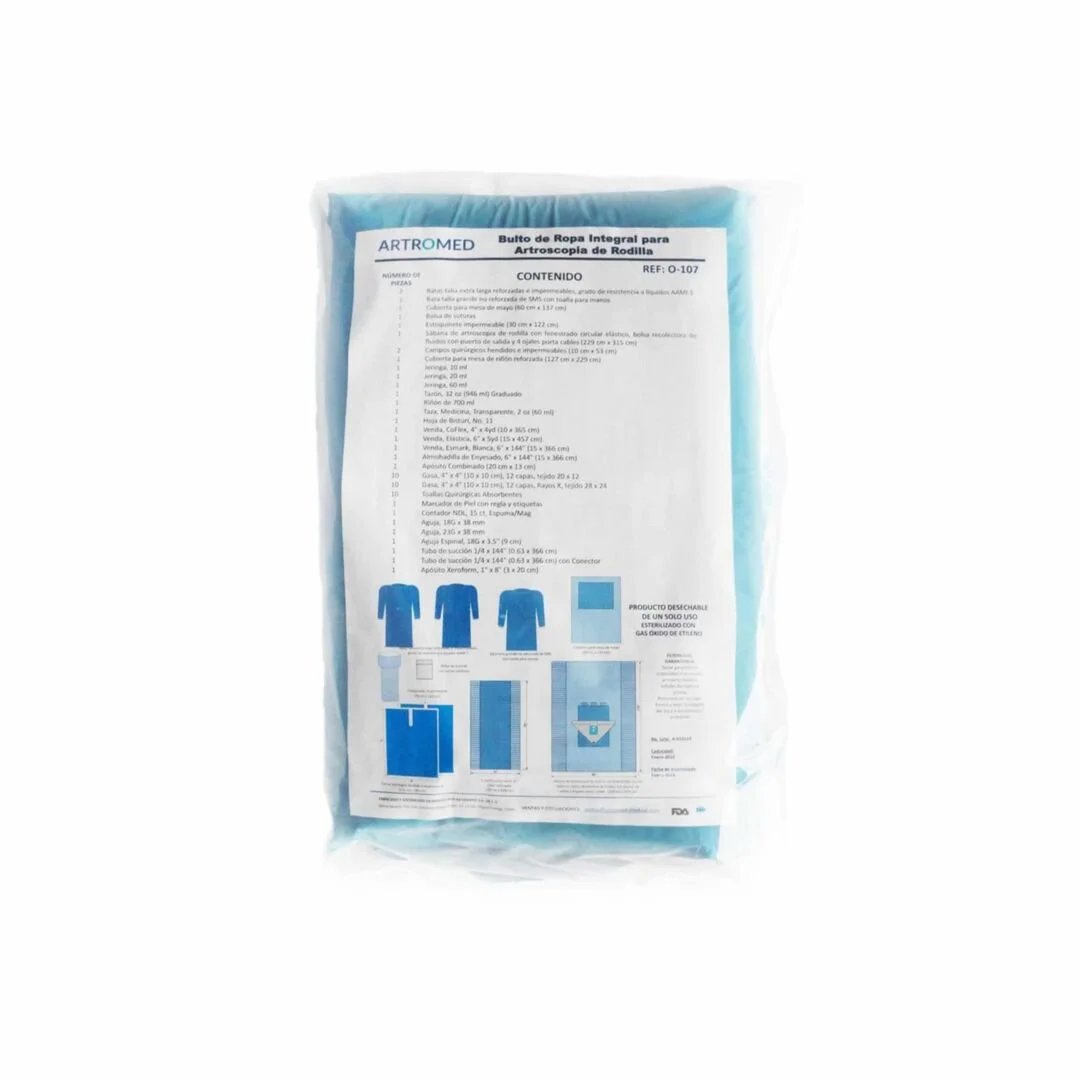 Set de Ropa Desechable de Artroscopia de Rodilla