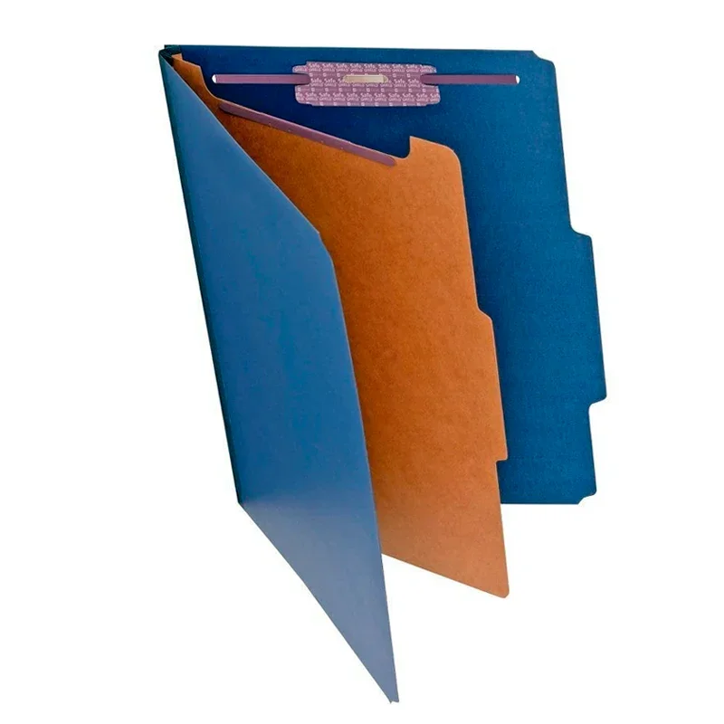 Folder Pressboard de 1 División y 4 Ganchos