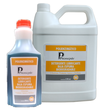 Detergente Lubricante Polienzimático Baja Espuma