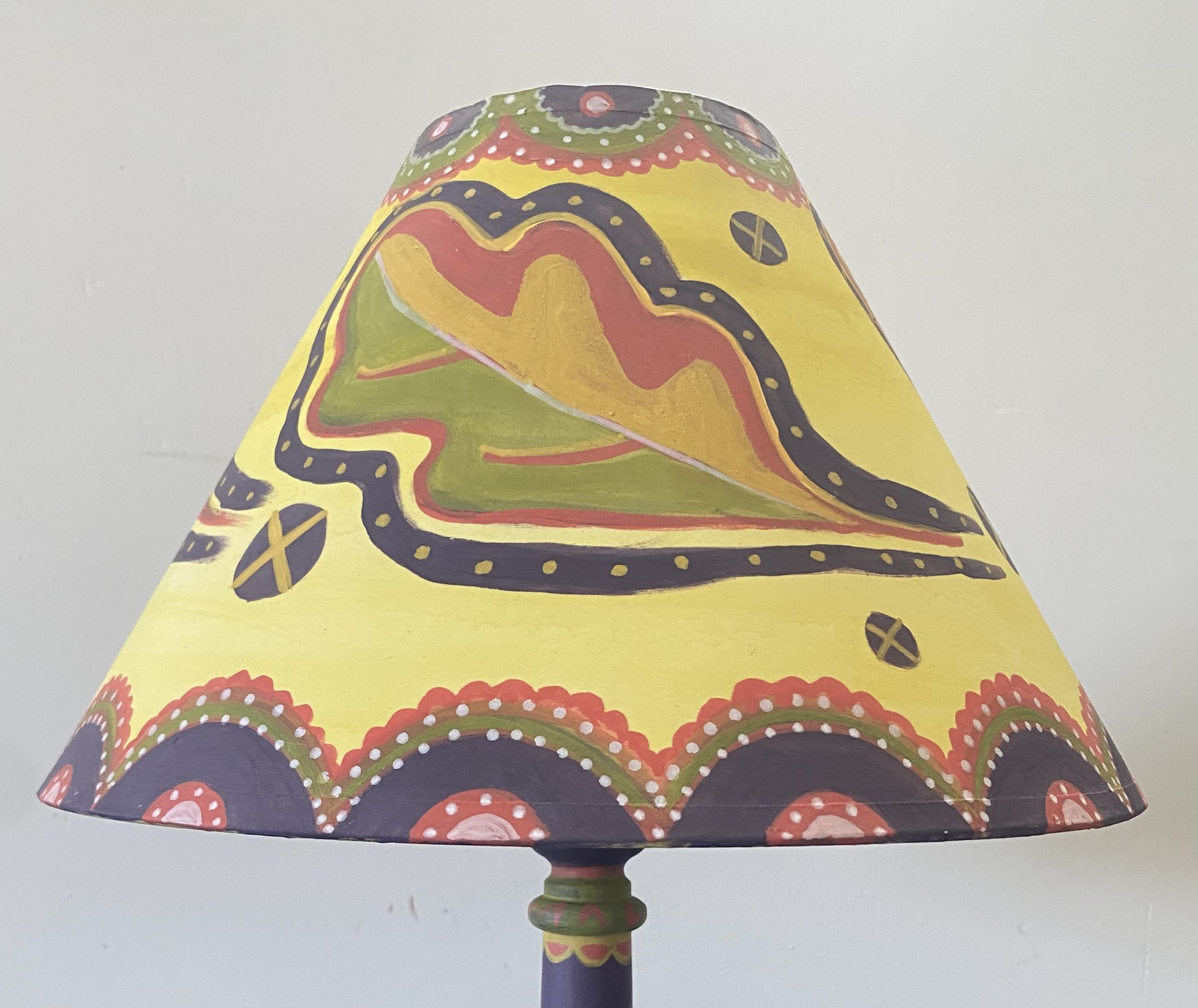 Bloomsbury Leaves  LAMPSHADE (shade only)