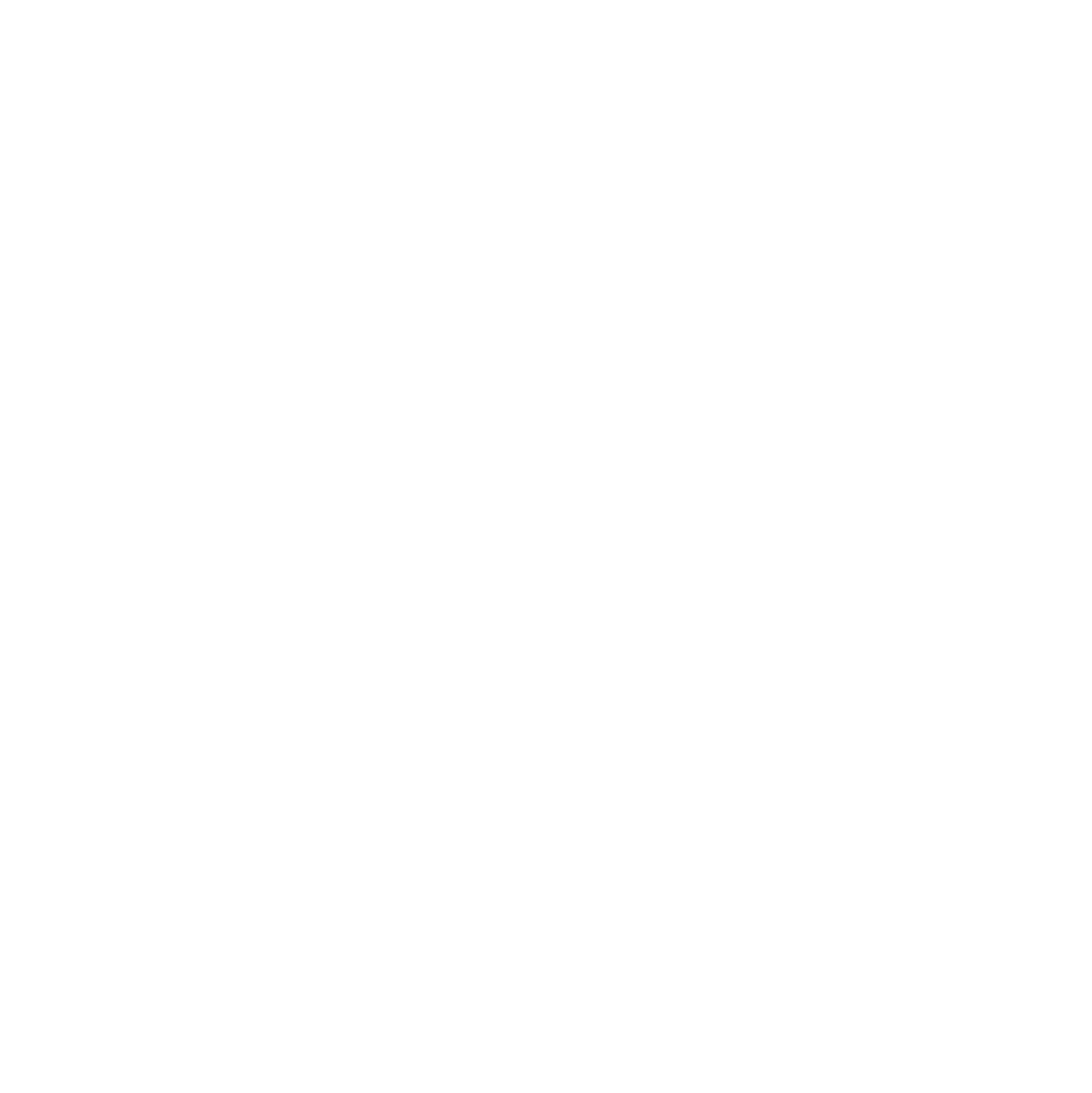 A black and white silhouette of a delivery truck