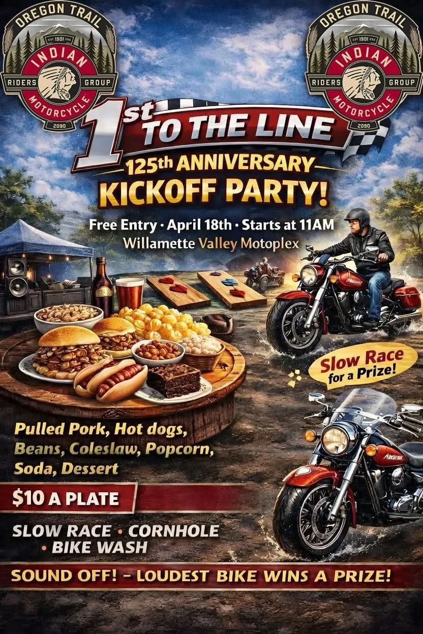 1st To The Line - Indian Motorcycles 125th Anniversary 