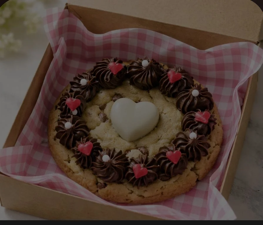 Individual Chocolate Chip Cookie Cake