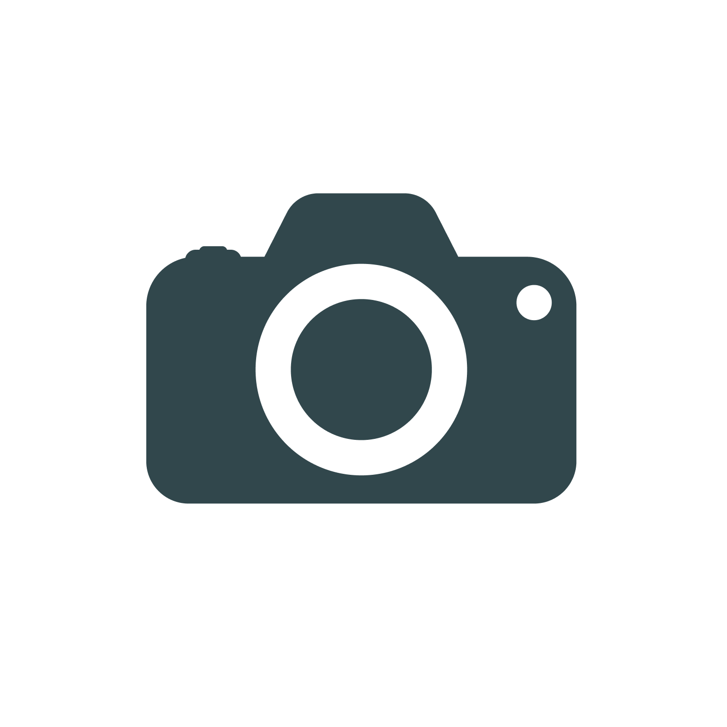 Icon of a camera icon on a circular background.