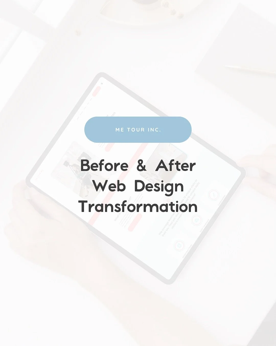 One of my favourite parts of finishing a website project is taking a step back and seeing the before and afters! ☁️

Our website designs don&rsquo;t just focus on pretty, on-brand visuals- they focus heavily on content organization and layout. Confus