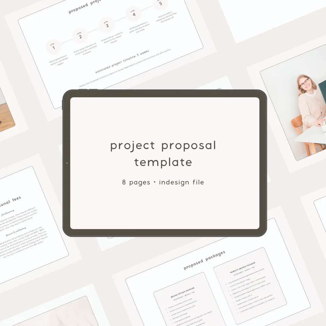 Project Proposal InDesign Template