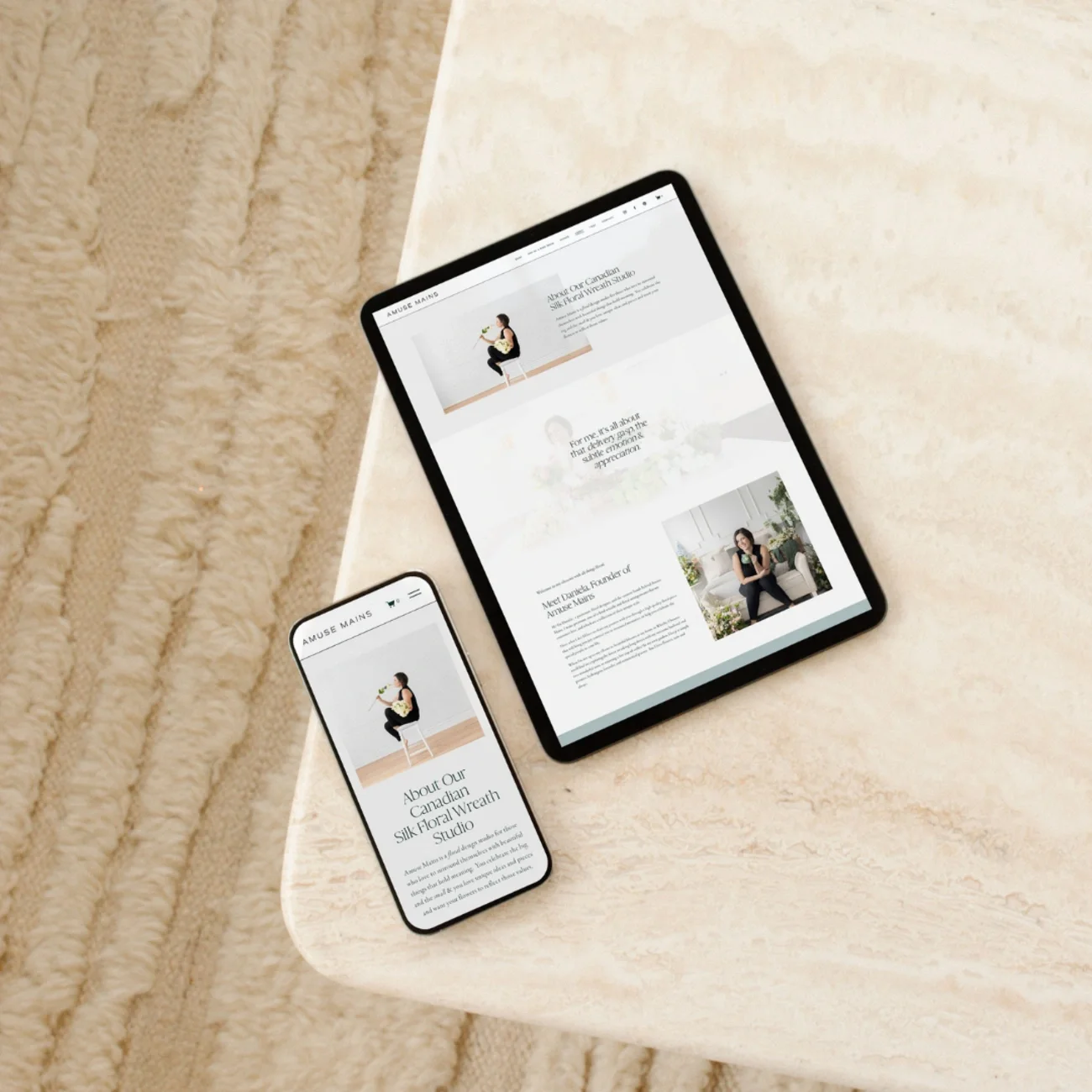 Amuse Mains * Web Design