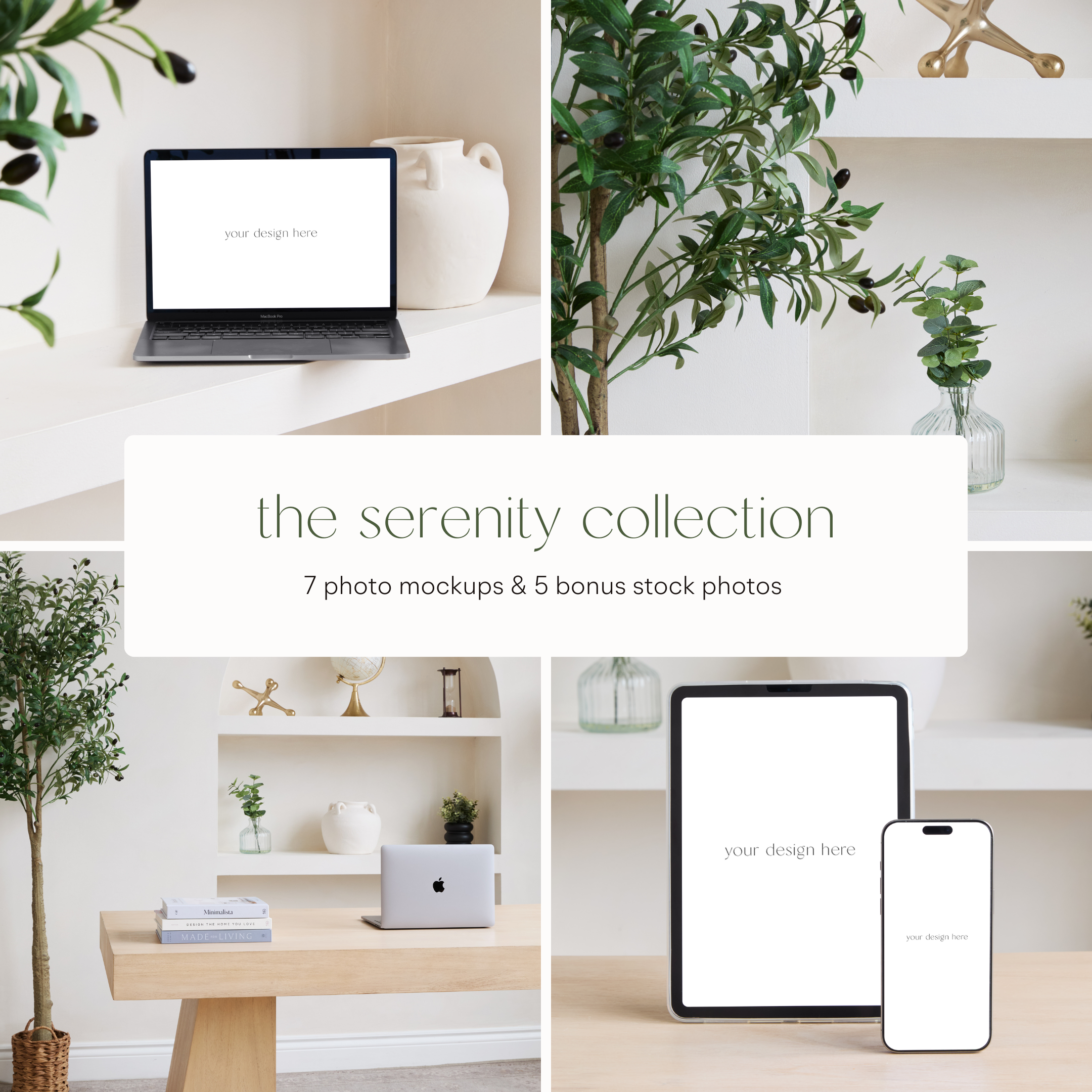 Serenity Mockup & Stock Photo Collection