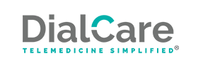 DialCare Telemedicine logo with tagline 'Telemedicine Simplified'