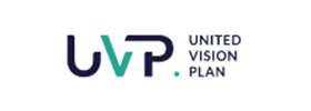 United Vision Plan logo with the letters UVP