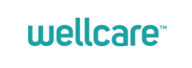 Wellcare logo in blue text on a white background.