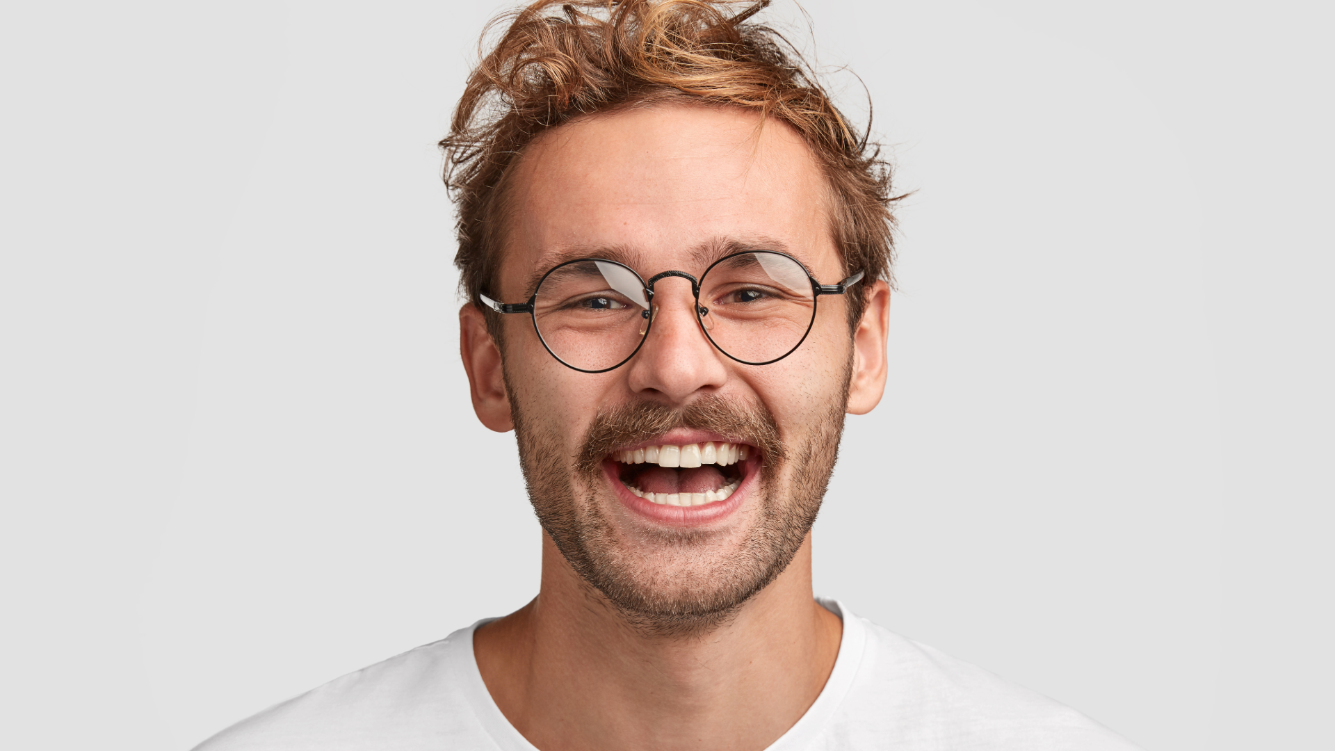 man smiling