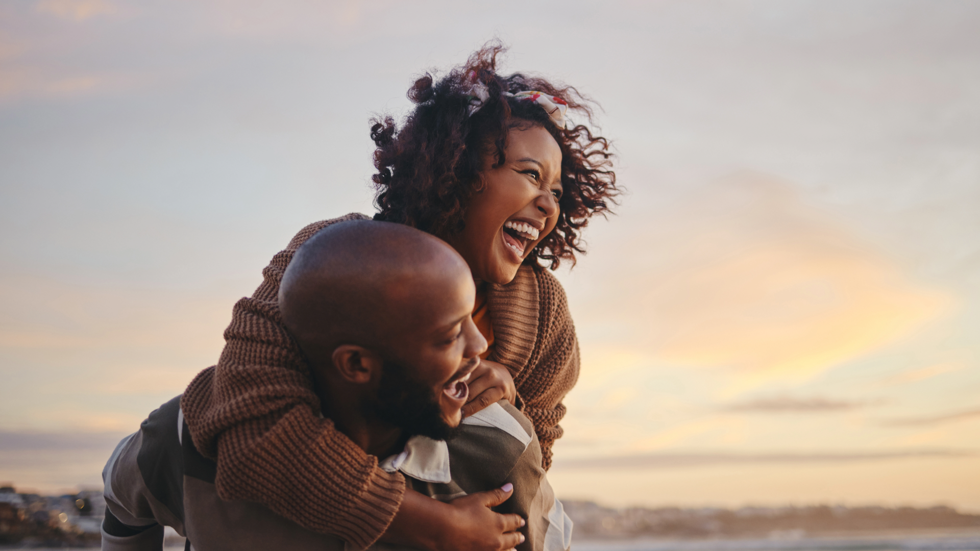 smiling couple