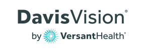 Davis Vision logo with Versaant Health branding