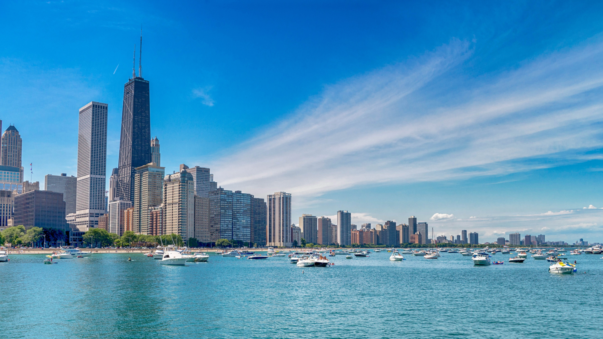 Watercraft in Lake Michigan