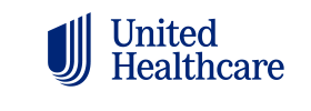 United Healthcare logo with blue and black text and design elements