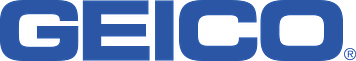 Blue GEICO logo with white text